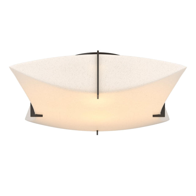 Hubbardton Forge 2012 Oil Rubbed Bronze Spun Frost (SH) Bento Semi-Flush Mount
