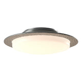 Hubbardton Forge 2017 Vintage Platinum Opal Glass (GG) Oceanus Semi-flush