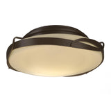 Hubbardton Forge 2012 Bronze Opal Glass (GG) Flora Flush Mount