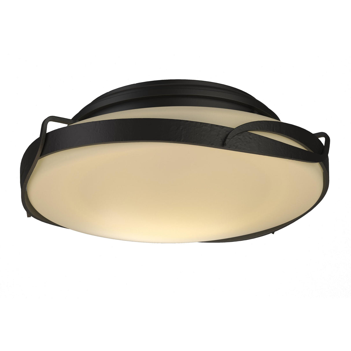 Hubbardton Forge 2012 Black Opal Glass (GG) Flora Flush Mount