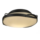 Hubbardton Forge 2012 Black Opal Glass (GG) Flora Flush Mount
