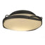 Hubbardton Forge 2012 Natural Iron Opal Glass (GG) Flora Flush Mount