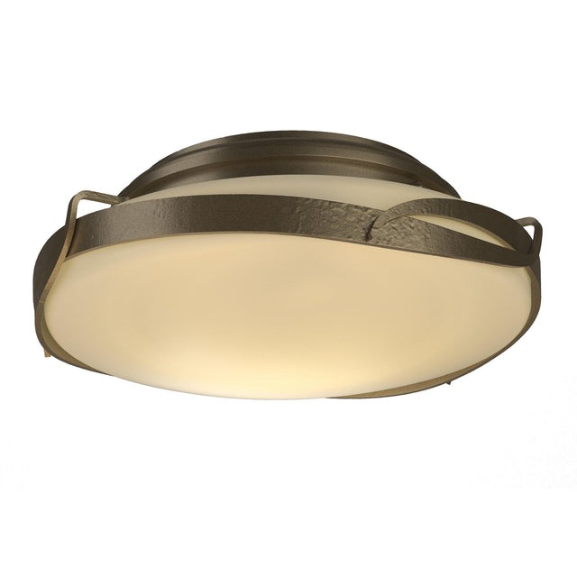 Hubbardton Forge 2012 Soft Gold Opal Glass (GG) Flora Flush Mount