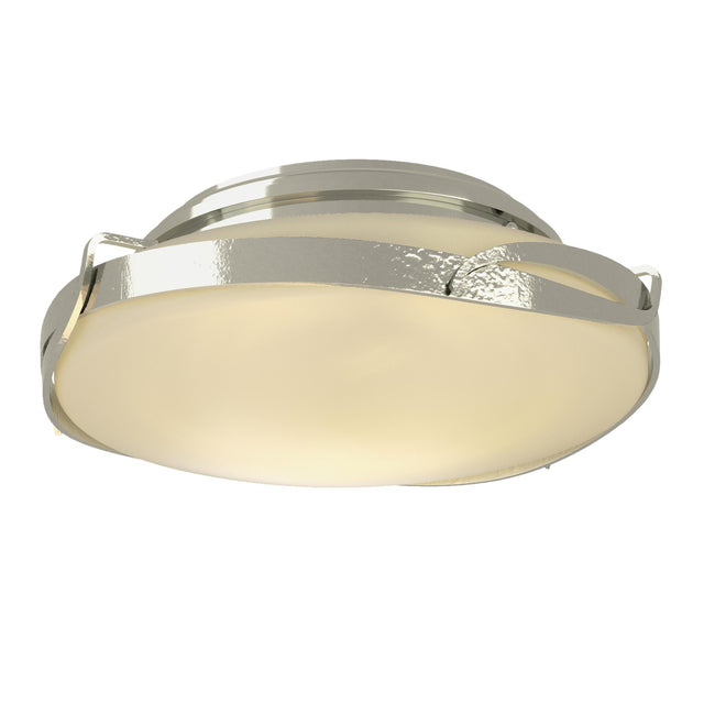 Hubbardton Forge 2012 Sterling Opal Glass (GG) Flora Flush Mount