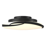 Hubbardton Forge 2014 Black Opal Glass (GG) Flora LED Flush Mount