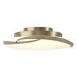 Hubbardton Forge 2014 Soft Gold Opal Glass (GG) Flora LED Flush Mount