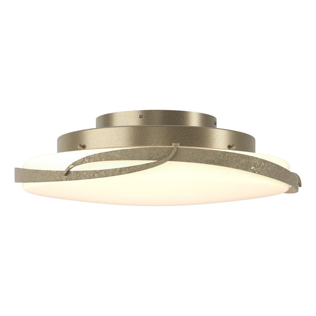 Hubbardton Forge 2014 Soft Gold Opal Glass (GG) Flora LED Flush Mount