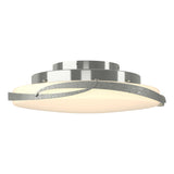 Hubbardton Forge 2014 Sterling Opal Glass (GG) Flora LED Flush Mount