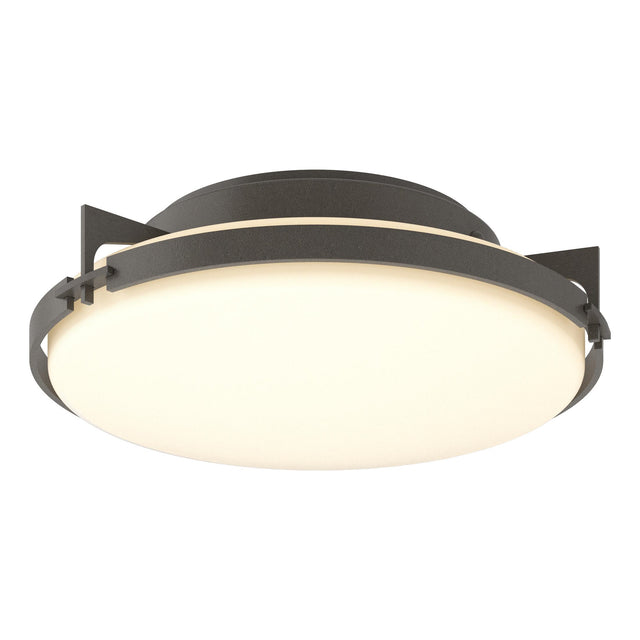 Hubbardton Forge 2012 Dark Smoke Opal Glass (GG) Metra Flush Mount