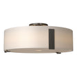 Hubbardton Forge 2009 Dark Smoke Opal Glass (GG) Impressions Large Semi-Flush