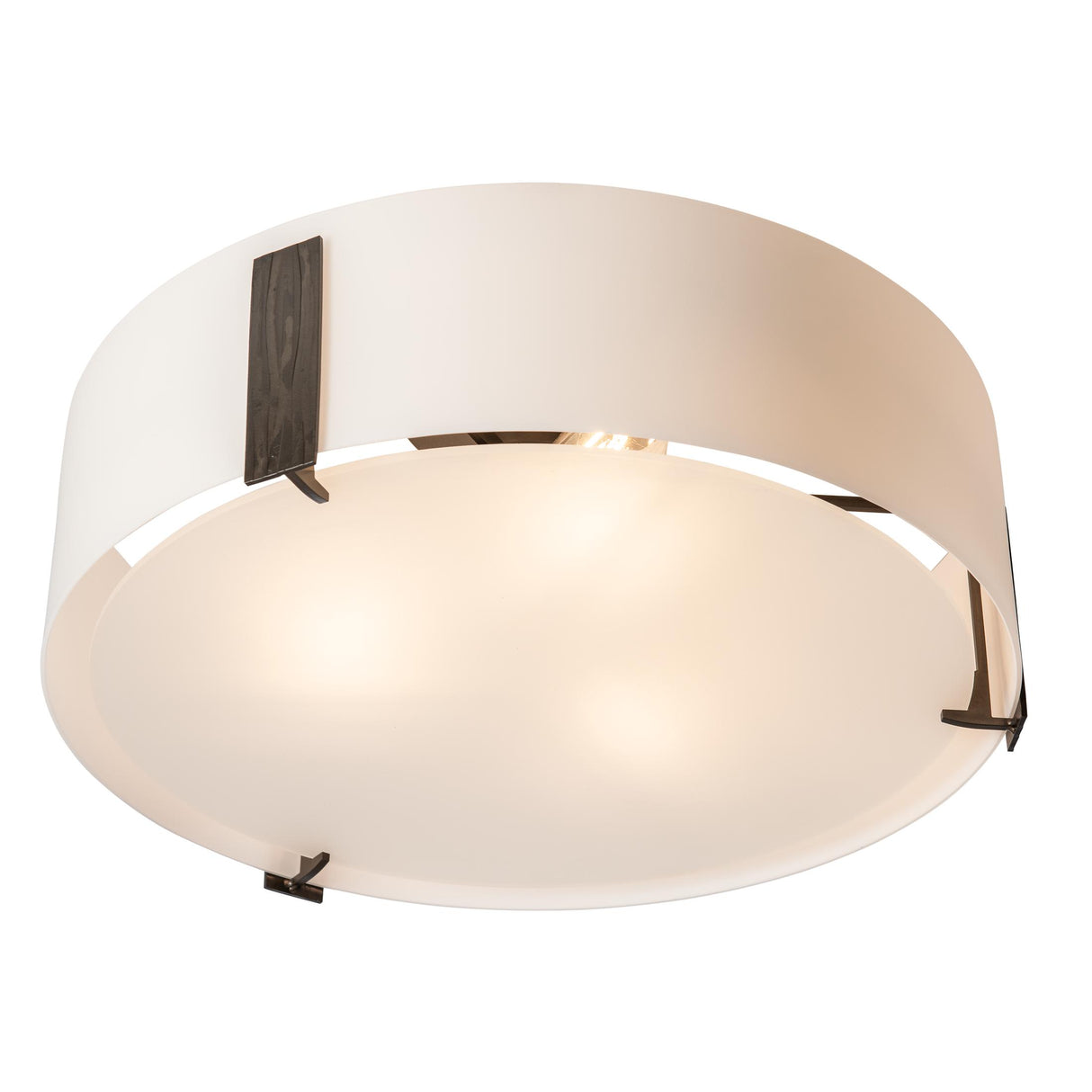 Hubbardton Forge 2009 Dark Smoke Opal Glass (GG) Impressions Large Semi-Flush