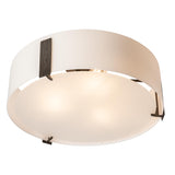 Hubbardton Forge 2009 Dark Smoke Opal Glass (GG) Impressions Large Semi-Flush
