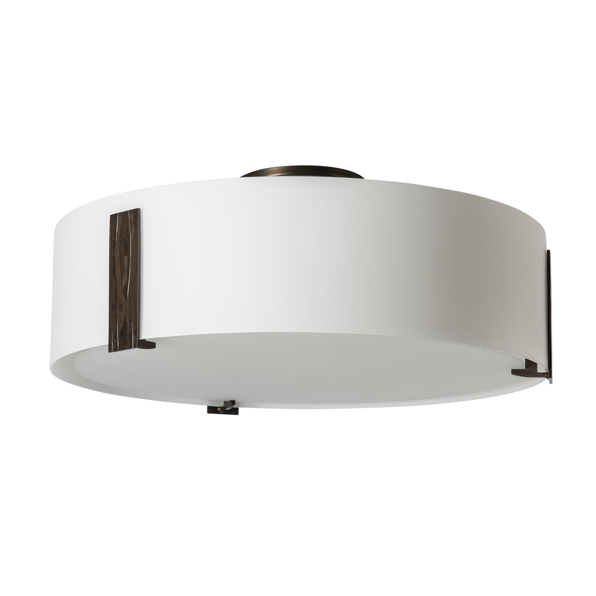 Hubbardton Forge 2009 Dark Smoke Opal Glass (GG) Impressions Large Semi-Flush