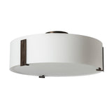Hubbardton Forge 2009 Dark Smoke Opal Glass (GG) Impressions Large Semi-Flush