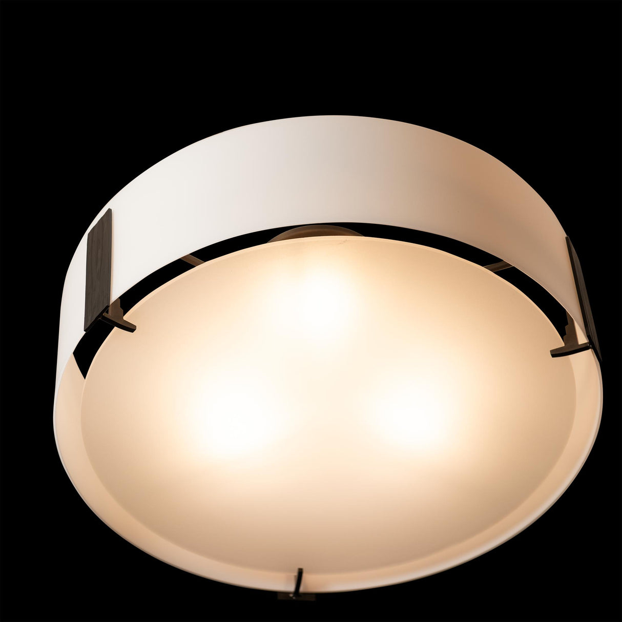 Hubbardton Forge 2009 Dark Smoke Opal Glass (GG) Impressions Large Semi-Flush