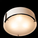 Hubbardton Forge 2009 Dark Smoke Opal Glass (GG) Impressions Large Semi-Flush