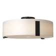 Hubbardton Forge 2009 Black Opal Glass (GG) Impressions Large Semi-Flush