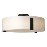 Hubbardton Forge 2009 Black Opal Glass (GG) Impressions Large Semi-Flush