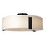 Hubbardton Forge 2009 Black Opal Glass (GG) Impressions Large Semi-Flush