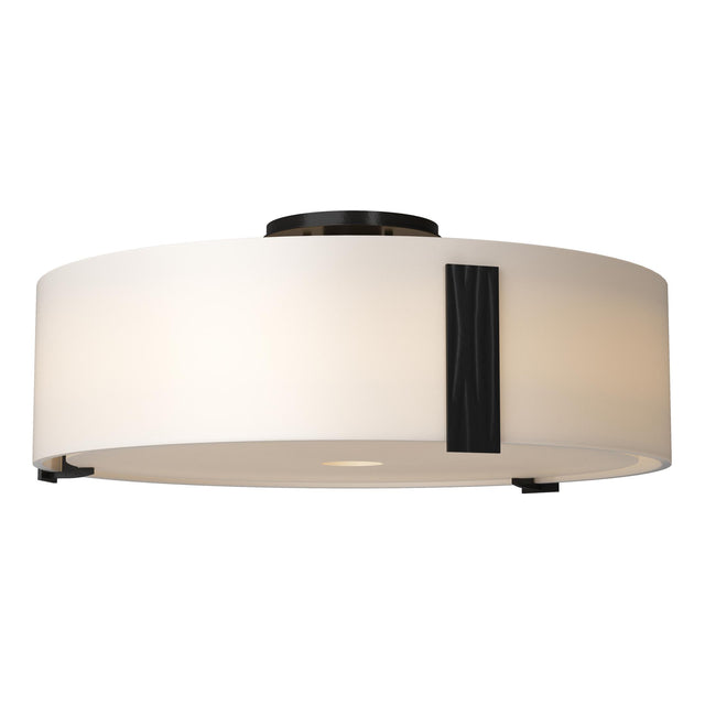 Hubbardton Forge 2009 Black Opal Glass (GG) Impressions Large Semi-Flush