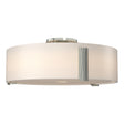 Hubbardton Forge 2009 Sterling Opal Glass (GG) Impressions Large Semi-Flush