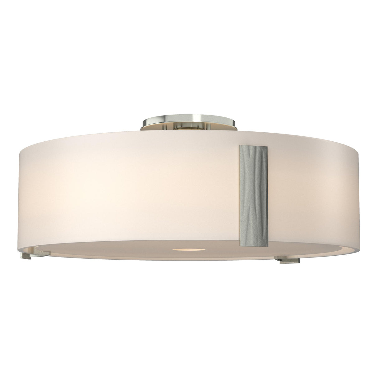 Hubbardton Forge 2009 Sterling Opal Glass (GG) Impressions Large Semi-Flush