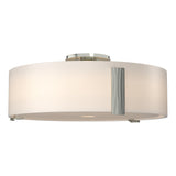Hubbardton Forge 2009 Sterling Opal Glass (GG) Impressions Large Semi-Flush