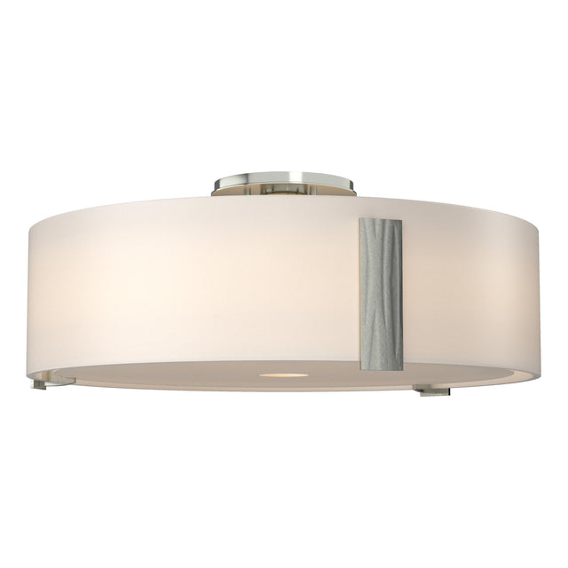 Hubbardton Forge 2009 Sterling Opal Glass (GG) Impressions Large Semi-Flush