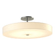 Hubbardton Forge 2016 Vintage Platinum Spun Frost (SH) Disq Large LED Semi-Flush