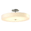 Hubbardton Forge 2016 Vintage Platinum Spun Frost (SH) Disq Large LED Semi-Flush