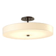 Hubbardton Forge 2016 Oil Rubbed Bronze Spun Frost (SH) Disq Large LED Semi-Flush