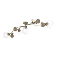 Hubbardton Forge 2019 Soft Gold Water Glass (LL) Sprig Semi-Flush