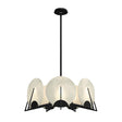 Hubbardton Forge 2023 Black Alabaster Multi Callisto 7-Light Pendant