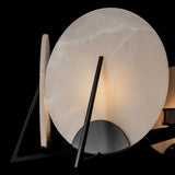Hubbardton Forge 2023 Black Alabaster Multi Callisto 7-Light Pendant