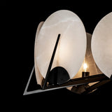 Hubbardton Forge 2023 Black Alabaster Multi Callisto 7-Light Pendant
