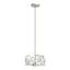 Hubbardton Forge 2022 Sterling Crystal Multi Gatsby 4-Light Semi-Flush/Pendant