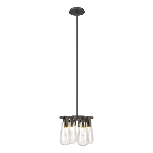 Hubbardton Forge 2022 Natural Iron Clear Glass (ZM) Multi Eos Semi-Flush/Pendant