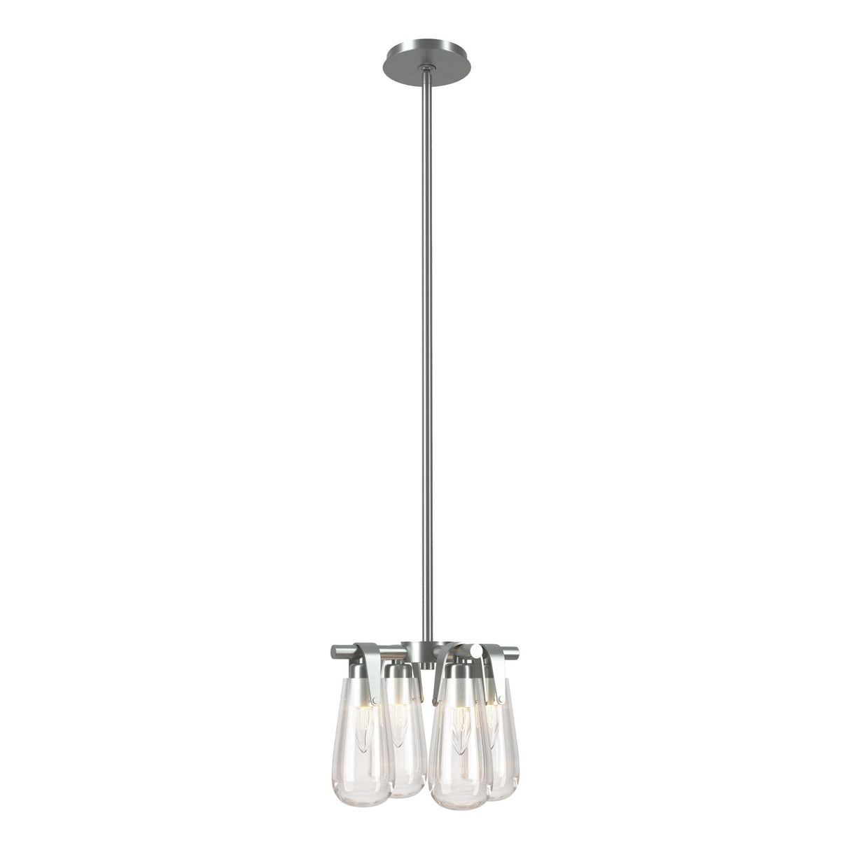 Hubbardton Forge 2022 Vintage Platinum Clear Glass (ZM) Multi Eos Semi-Flush/Pendant
