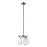 Hubbardton Forge 2022 Vintage Platinum Clear Glass (ZM) Multi Eos Semi-Flush/Pendant