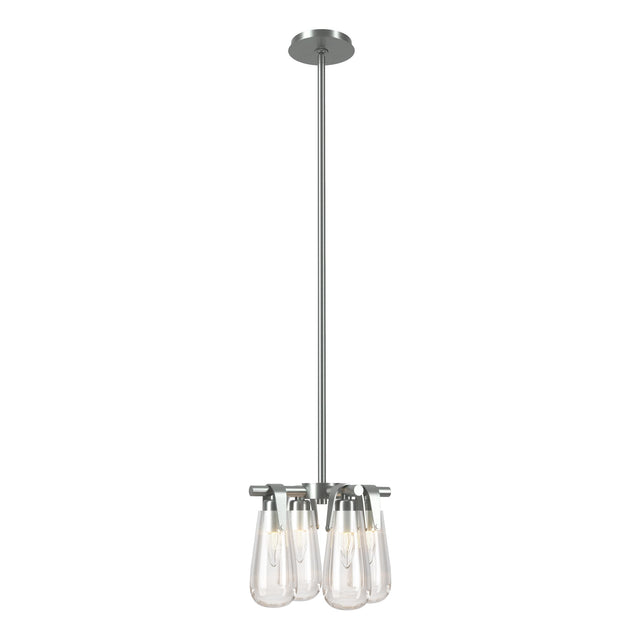 Hubbardton Forge 2022 Vintage Platinum Clear Glass (ZM) Multi Eos Semi-Flush/Pendant