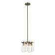 Hubbardton Forge 2022 Soft Gold Clear Glass (ZM) Multi Eos Semi-Flush/Pendant