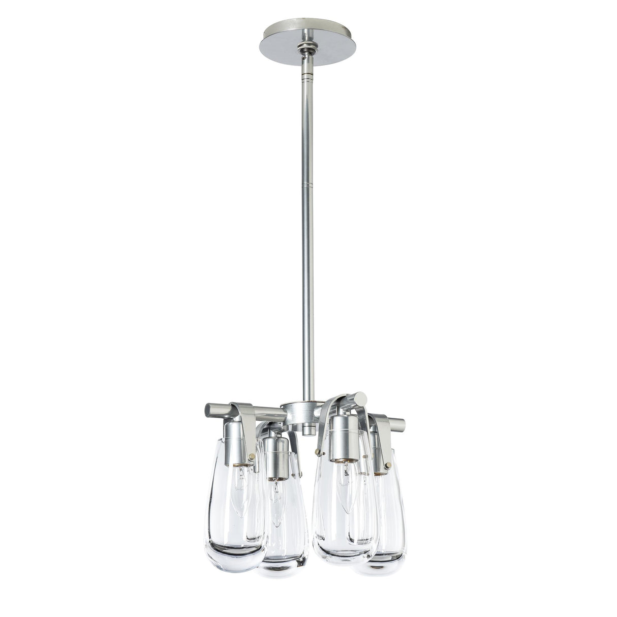 Hubbardton Forge 2022 Sterling Clear Glass (ZM) Multi Eos Semi-Flush/Pendant