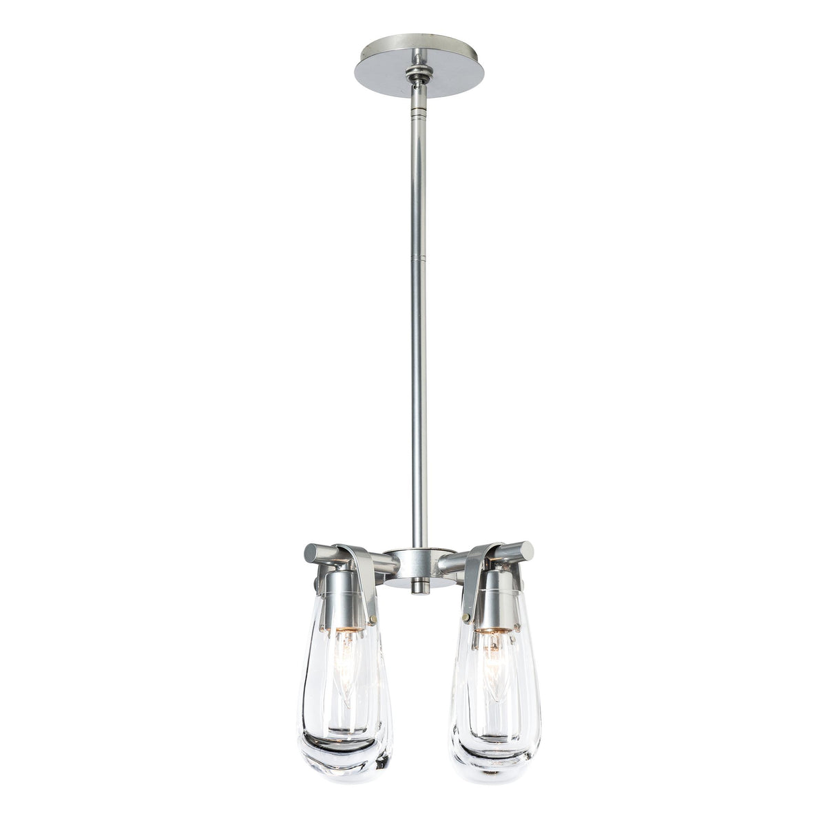 Hubbardton Forge 2022 Sterling Clear Glass (ZM) Multi Eos Semi-Flush/Pendant