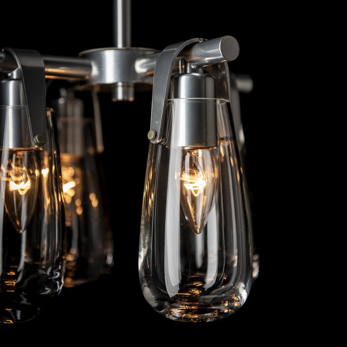 Hubbardton Forge 2022 Sterling Clear Glass (ZM) Multi Eos Semi-Flush/Pendant