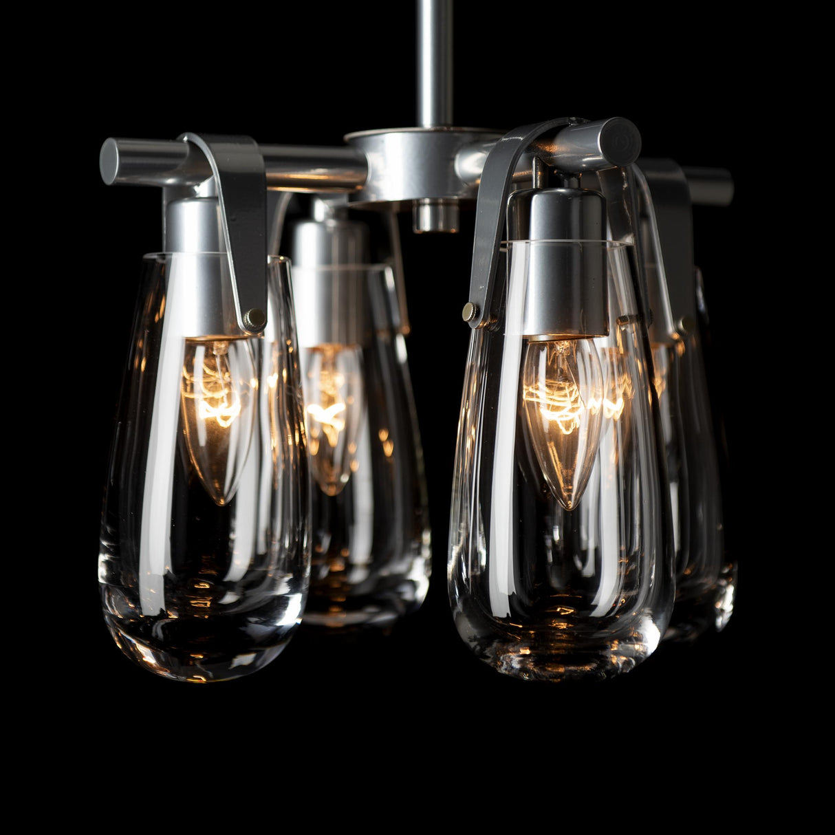 Hubbardton Forge 2022 Sterling Clear Glass (ZM) Multi Eos Semi-Flush/Pendant