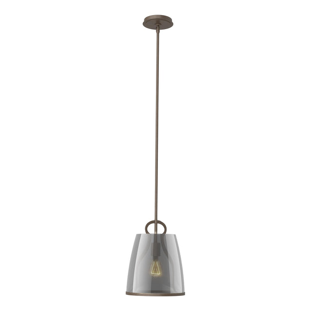 Hubbardton Forge 2022 Bronze Plated Smoke Glass (PS) Multi Caliper Pendant