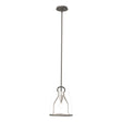 Hubbardton Forge 2022 Dark Smoke Clear Glass (ZM) Multi Caliper Pendant