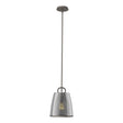 Hubbardton Forge 2022 Dark Smoke Plated Smoke Glass (PS) Multi Caliper Pendant