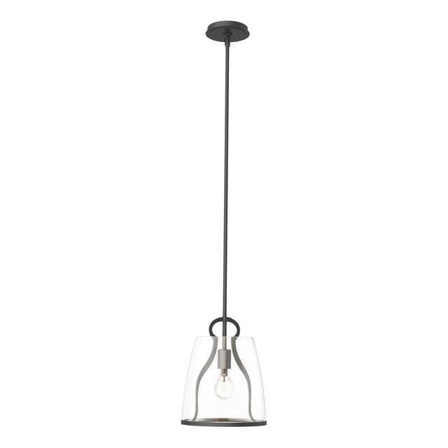 Hubbardton Forge 2022 Black Clear Glass (ZM) Multi Caliper Pendant