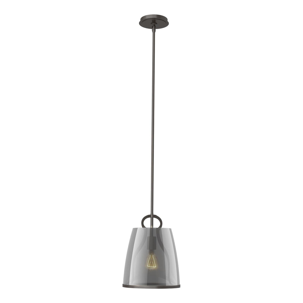 Hubbardton Forge 2022 Oil Rubbed Bronze Plated Smoke Glass (PS) Multi Caliper Pendant